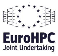 EuroHPC JU final logo squared MONOCHROME PNG-01