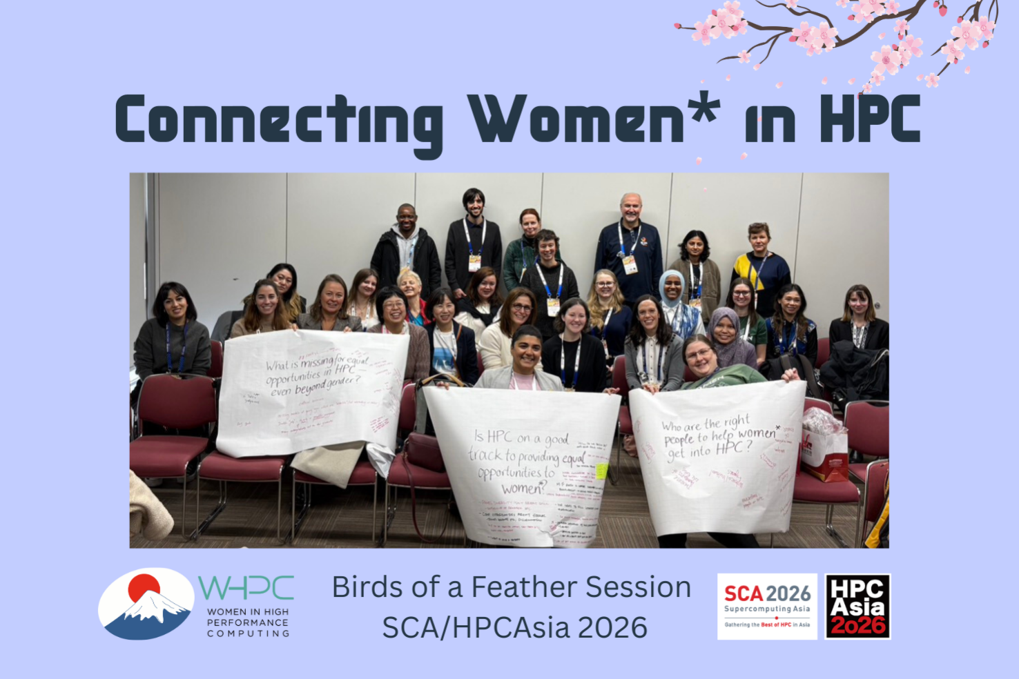 Connecting Women in HPC Birds of a Feather Session at SCAHPCAsia 2026 (1)